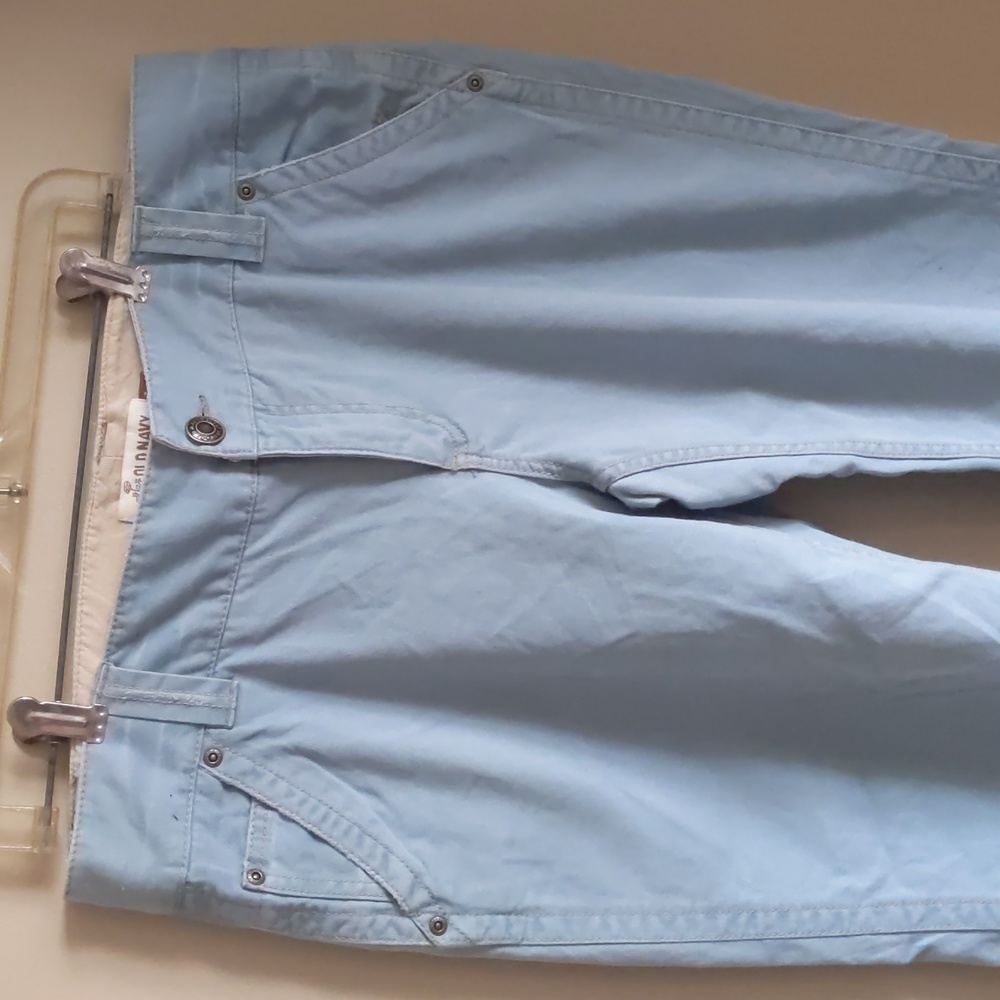 Slate Blue Capris - Picture 2 of 9
